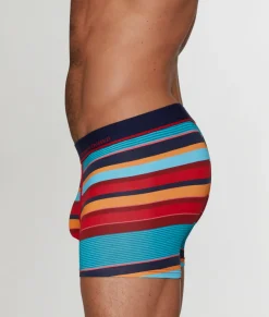 Trunks<Unsimply Stitched Old School Stripe Trunk Orange Red Blue